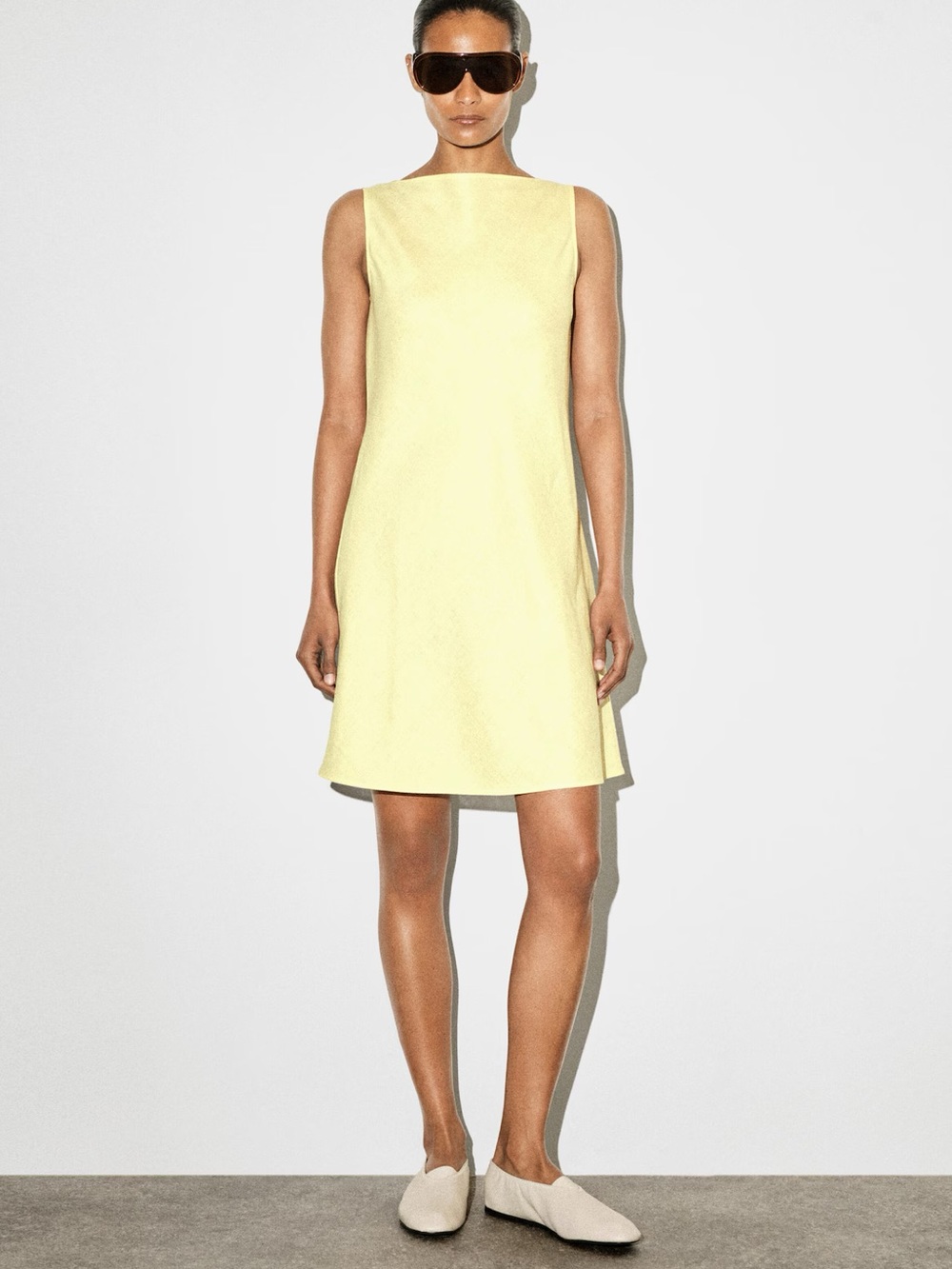 NWT (size 4) COS TAILORED LINEN MINI DRESS